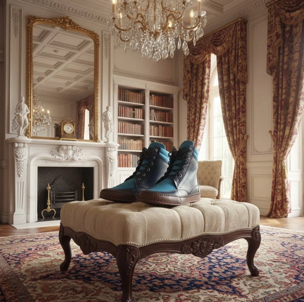 Azure Heritage High-Top - Luxury Heritage