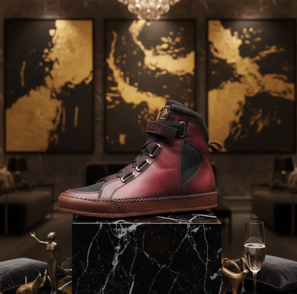 Azure Patina Heritage High-Top - Luxury Heritage