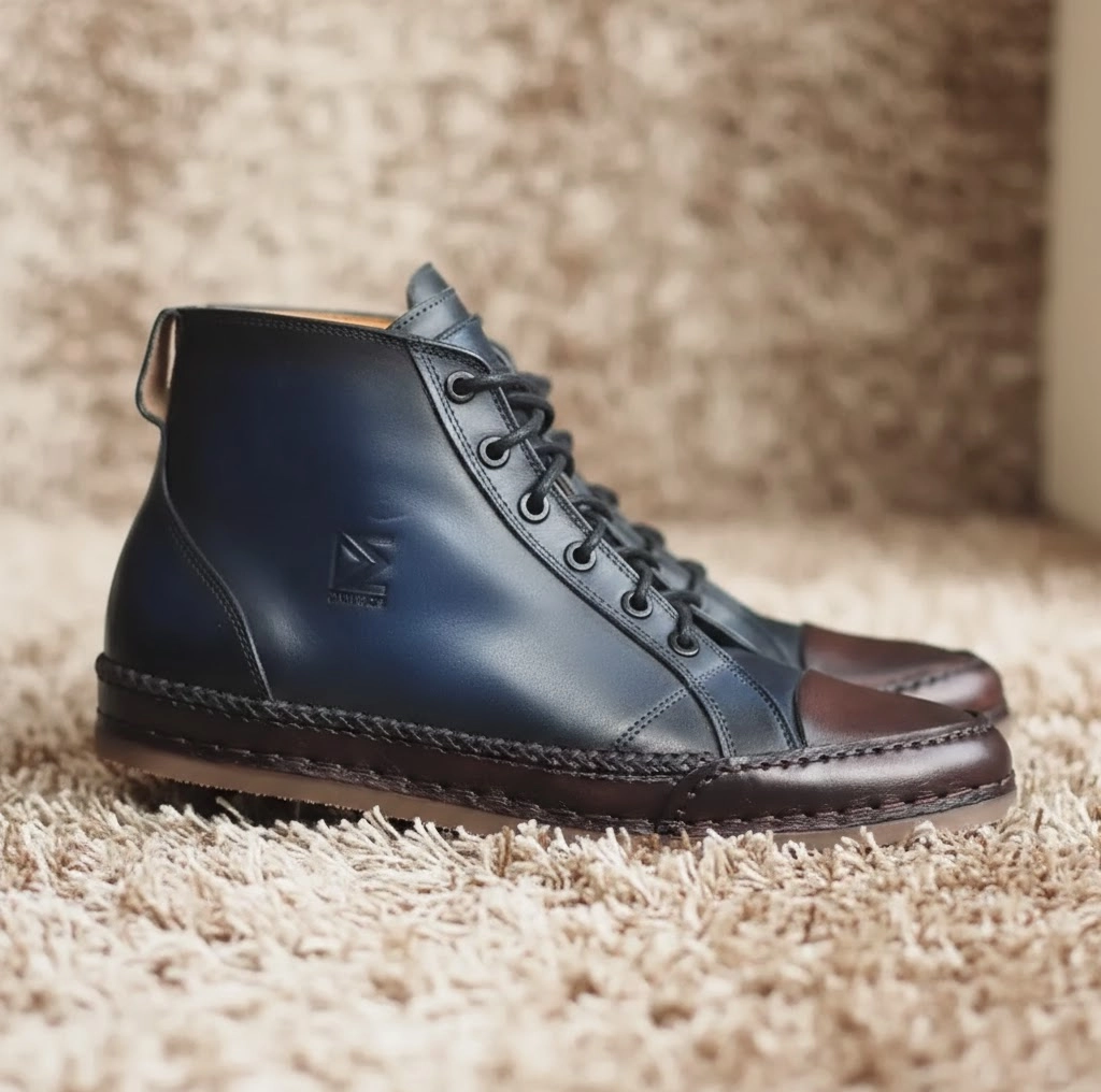 Damatch Midnight Indigo - Artisanal Azure Boot