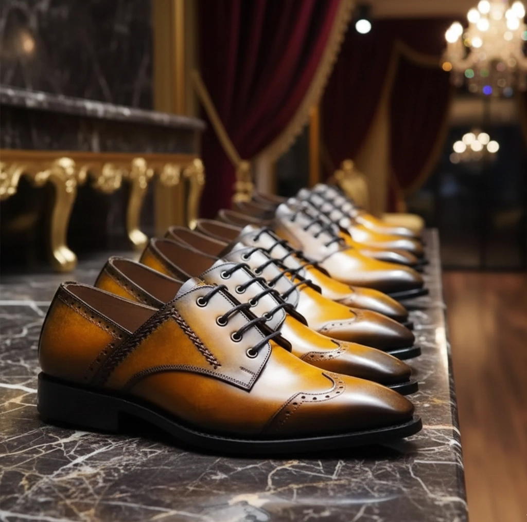 Aureum Wingtip Derby — Luxury Heritage