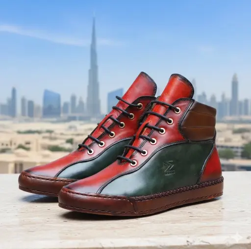 Damatch Forest Fire - Artisanal High-Top Heritage